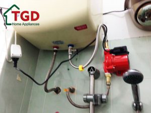 Máy bơm tăng áp mini cho bình nóng lạnh