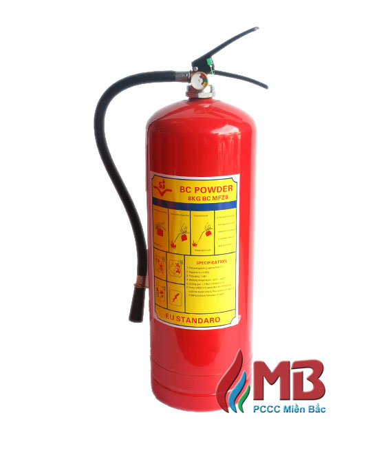 Bình chữa cháy bột MFZ8 – BC, trọng lượng 8KG